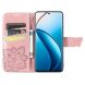 Чохол UniCase Butterfly Pattern для Realme 12 / 12 Plus - Rose Gold (355507RG). Фото 2 з 8