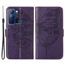 Чохол UniCase Butterfly Pattern для Tecno POP 5 LTE (BD4i) - Purple: фото 1 з 7