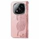 Чехол UniCase Butterfly Pattern для Xiaomi Redmi Note 14 Pro 5G - Rose Gold (373123RG). Фото 5 из 9