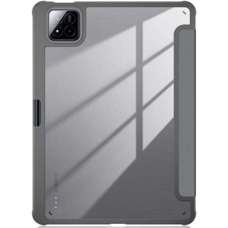 Чохол UniCase Folio Style для Xiaomi Pad 7 / 7 Pro - Grey: фото 3 з 11