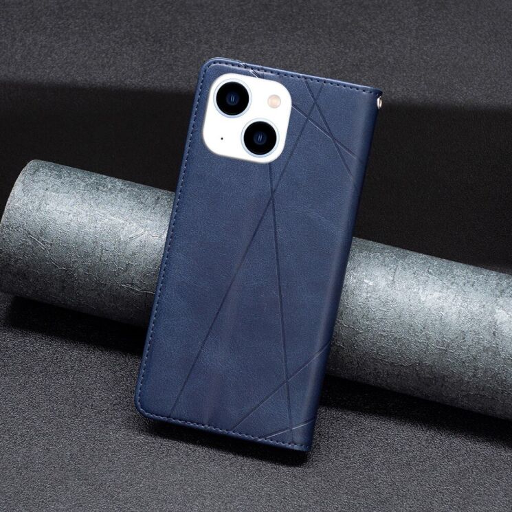 Чохол UniCase Geometric Pattern для Apple iPhone 15 - Blue: фото 2 з 7