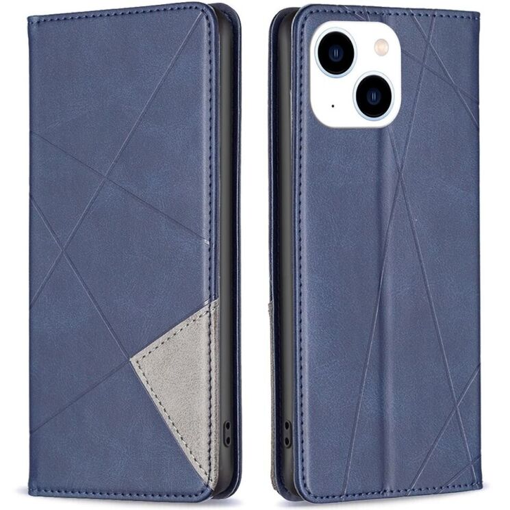 Чохол UniCase Geometric Pattern для Apple iPhone 15 - Blue: фото 1 з 7