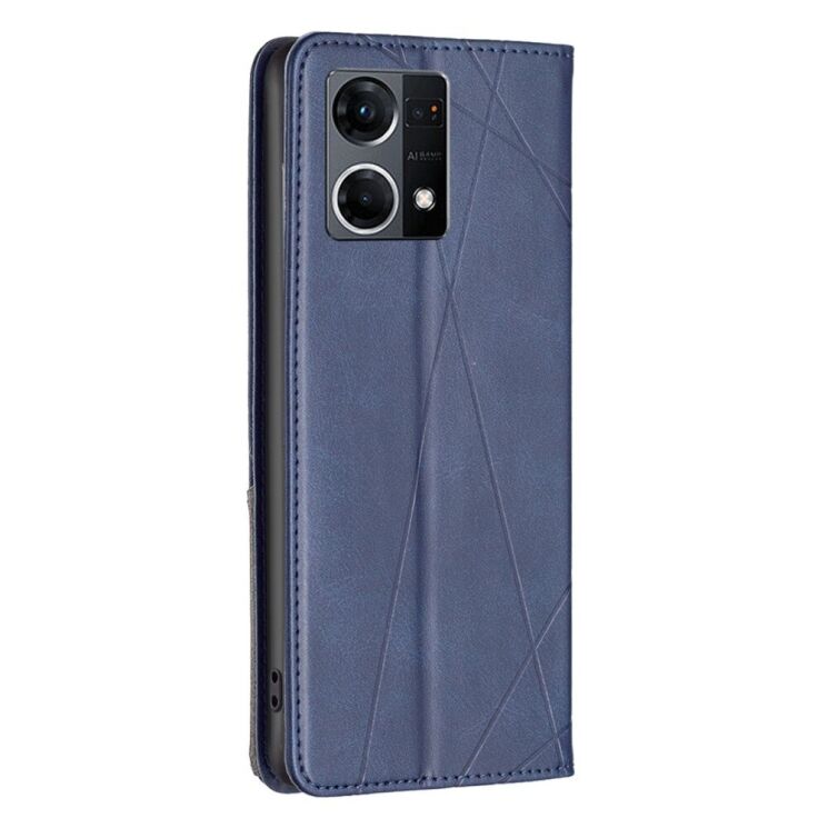 Чехол UniCase Geometric Pattern для OPPO Reno 7 - Blue: фото 3 из 8