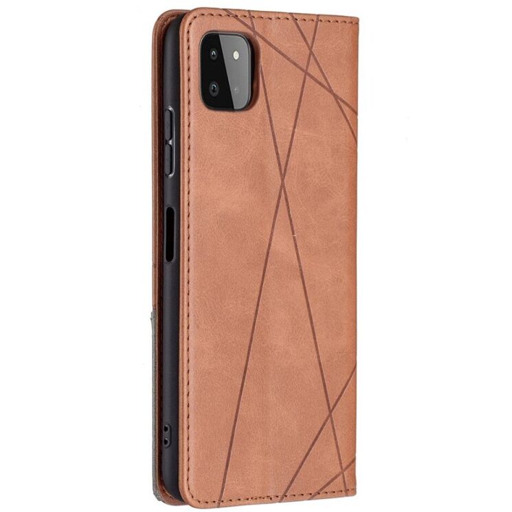 Чехол UniCase Geometric Pattern для Samsung Galaxy A22 5G (A226) - Coffee: фото 4 из 9