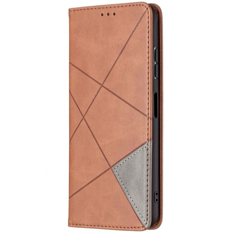 Чехол UniCase Geometric Pattern для Samsung Galaxy A22 5G (A226) - Coffee: фото 3 из 9