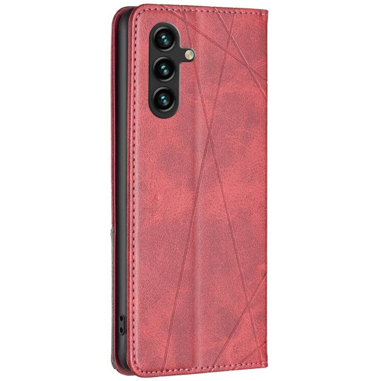 Чехол UniCase Geometric Pattern для Samsung Galaxy S25 FE (S731) - Red: фото 3 из 9
