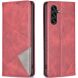 Чехол UniCase Geometric Pattern для Samsung Galaxy S25 FE (S731) - Red (386903R). Фото 1 из 9