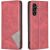 Чехол UniCase Geometric Pattern для Samsung Galaxy S25 FE (S731) - Red: фото 1 из 9