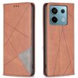 Чохол UniCase Geometric Pattern для Xiaomi Redmi Note 13 Pro 5G / Poco X6 - Brown (341144Z)