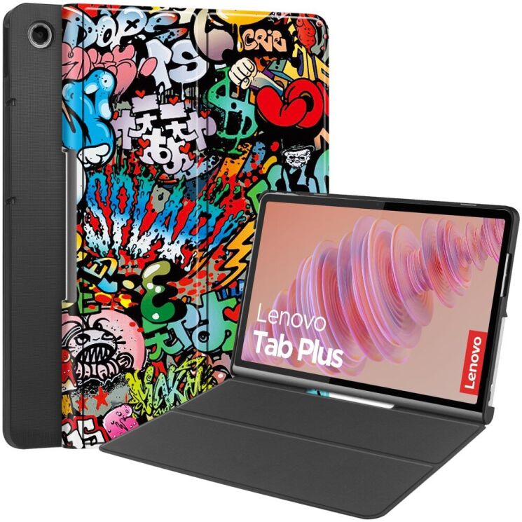 Чехол UniCase Life Style для Lenovo Tab Plus - Graffiti: фото 1 из 8