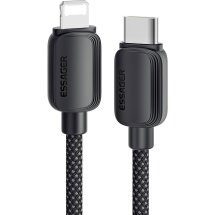 Кабель ESSAGER Breeze Type-C to Ligthning (20W, 1m) EXCTL-WL01-P - Black: фото 1 из 5
