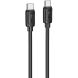 Кабель Hoco X115 Type-C to Type-C (240W, 1m) - Black (896389B). Фото 1 з 7