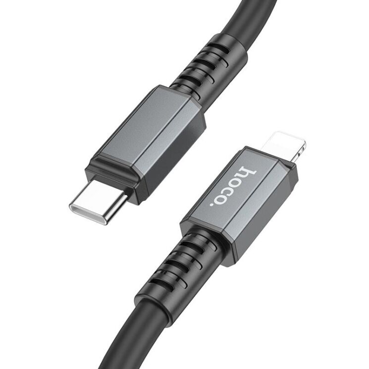Кабель Hoco X85 Strength Lightning to Type-C (20W, 1m) - Black: фото 1 з 5