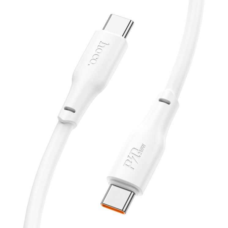 Кабель HOCO X93 Force Type-C to Type-C 240W (1m) - White: фото 2 з 9