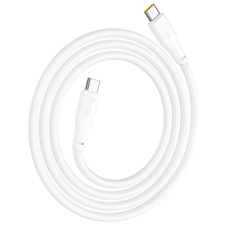 Кабель HOCO X93 Force Type-C to Type-C 240W (1m) - White: фото 6 з 9