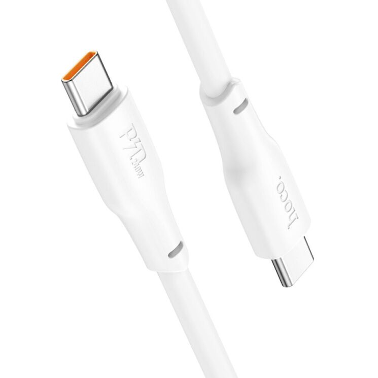 Кабель HOCO X93 Force Type-C to Type-C 240W (1m) - White: фото 3 з 9