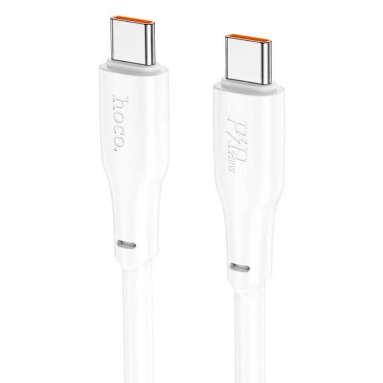 Кабель HOCO X93 Force Type-C to Type-C 240W (1m) - White: фото 1 з 9