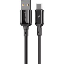 Кабель Proove Flex Metal USB to Type-C (3A, 1m) - Black: фото 1 з 4