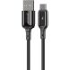 Кабель Proove Flex Metal USB to Type-C (3A, 1m) - Black (896504B). Фото 1 з 4
