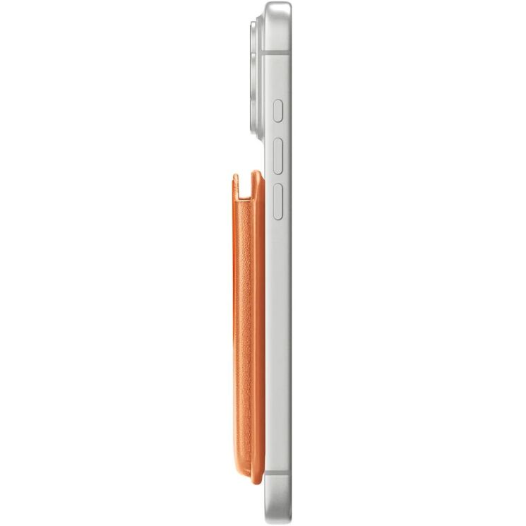 Кардхолдер Spigen Valentinus 3 Cards (MagFit+) AFA11340 - Metallic Orange: фото 4 из 12