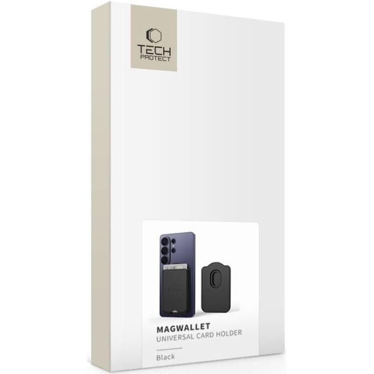 Кардхолдер Tech-Protect CH02 MagWallet - Black: фото 4 з 7