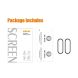 Комплект захисних плівок ENKAY Protector Film для Xiaomi Mi Band 5 / Mi Band 6 - Black (229516B). Фото 7 з 9