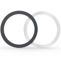 Комплект магнитных колец Tech-Protect Magnetic Ring - Black / Silver: фото 1 из 7