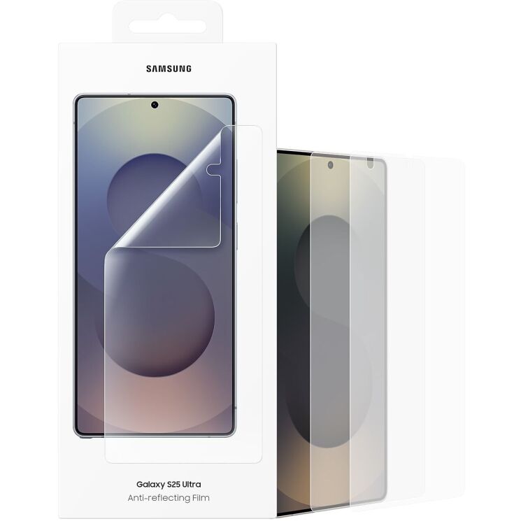 Комплект оригинальных защитных пленок для Anti-reflecting Film для Samsung Galaxy S25 Ultra (S938) EF-US938CTEGWW: фото 1 из 4