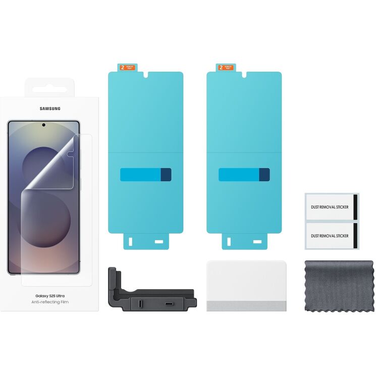 Комплект оригинальных защитных пленок для Anti-reflecting Film для Samsung Galaxy S25 Ultra (S938) EF-US938CTEGWW: фото 4 из 4