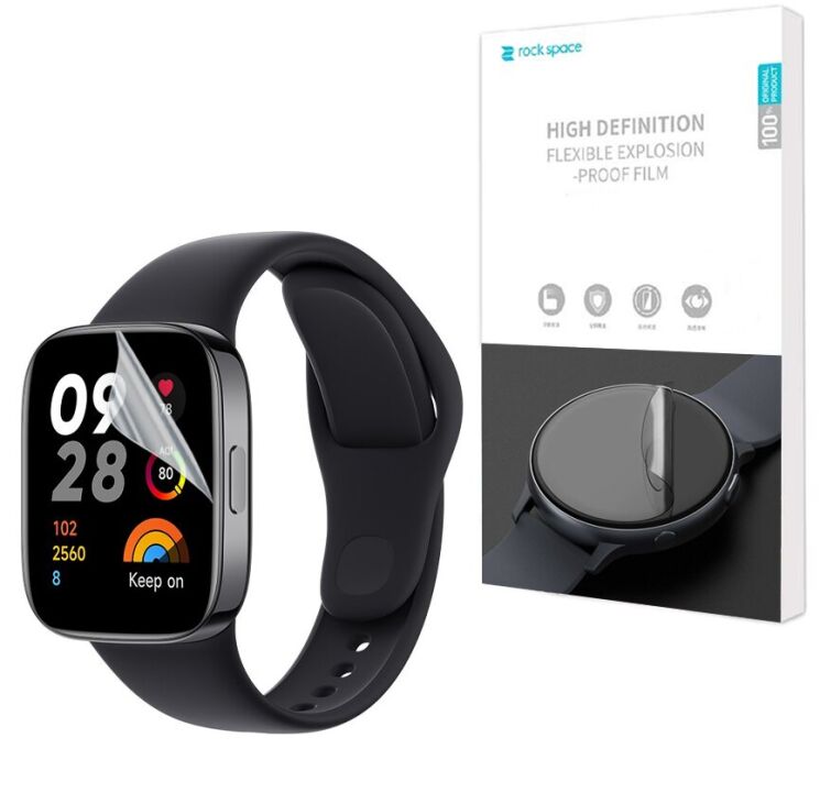 Комплект плівок (6 шт) RockSpace Watch Film для Xiaomi Redmi Watch 3: фото 1 з 6