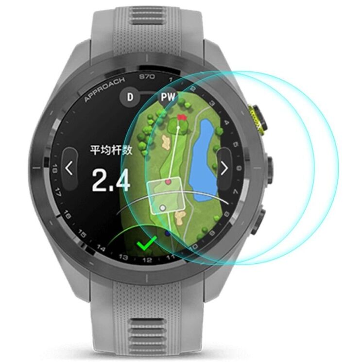 Комплект захисного скла ENKAY 9H Watch Glass для Garmin Approach S70 42mm: фото 1 из 8