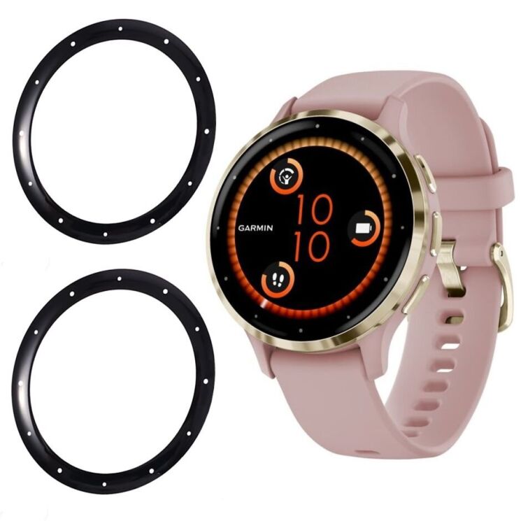 Комплект захисних плівок Deexe Protector Film для Garmin Venu 3S - Black: фото 1 з 5