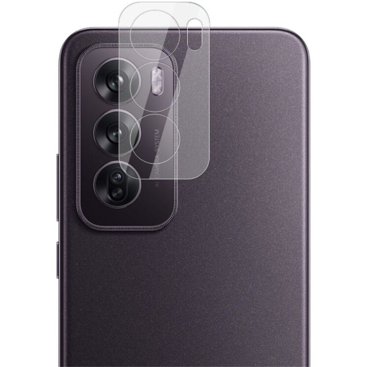 Комплект защитных стекол IMAK Camera Lens Protector для OPPO Reno 12 / 12 Pro: фото 4 из 7