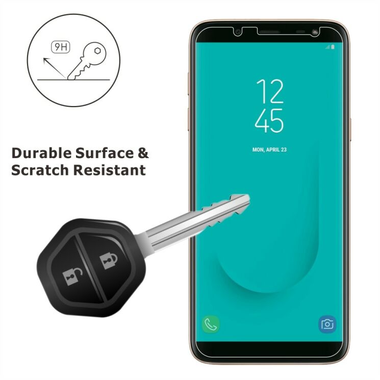 Комплект защитных стекол ITIETIE 2.5D 9H для Samsung Galaxy J6 2018 (J600): фото 2 из 6