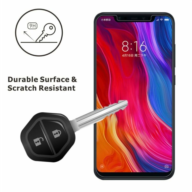 Комплект захисних стекол ITIETIE 2.5D 9H для Xiaomi Mi 8: фото 2 з 8