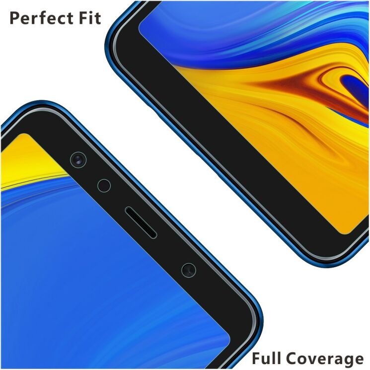 Комплект защитных стекол ITIETIE Silk Printing 2.5D для Samsung Galaxy A7 2018 (A750) - Black: фото 3 из 9