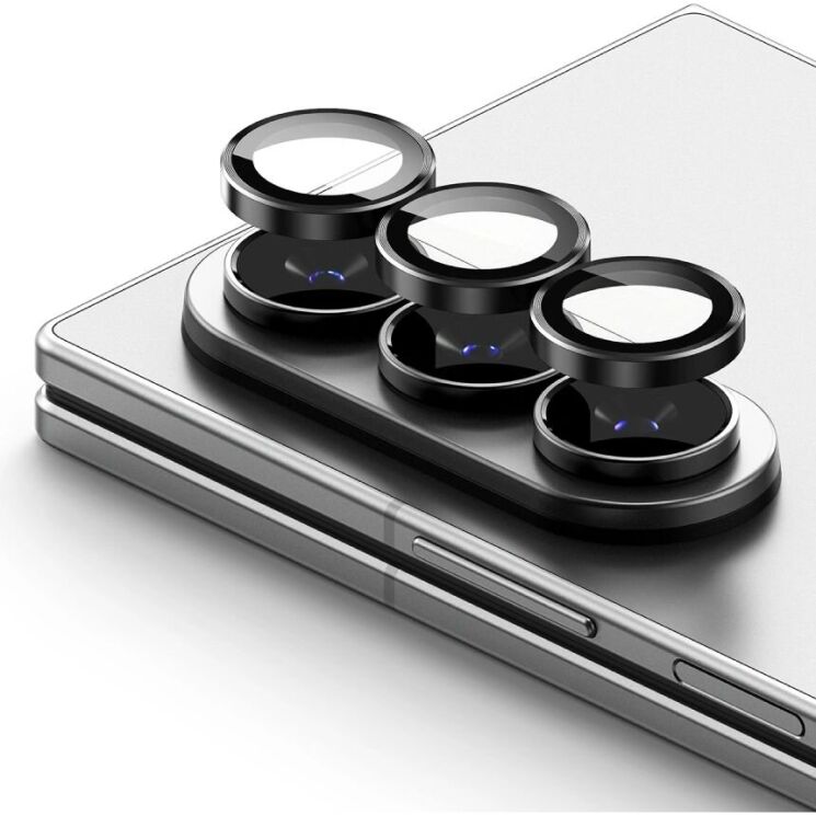 Комплект защитных стекол на камеру Ringke Camera Frame для Samsung Galaxy Fold 8 Ultra / Fold 7 (8800380460638) - Black: фото 2 из 19