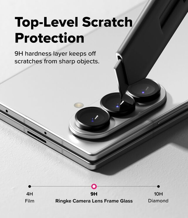 Комплект защитных стекол на камеру Ringke Camera Frame для Samsung Galaxy Fold 8 Ultra / Fold 7 (8800380460638) - Black: фото 10 из 19