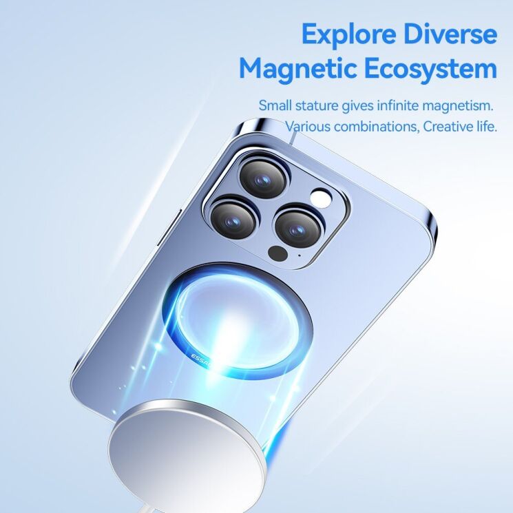 Магнітне кільце ESSAGER Magnetic Metal Ring - Black: фото 3 з 5