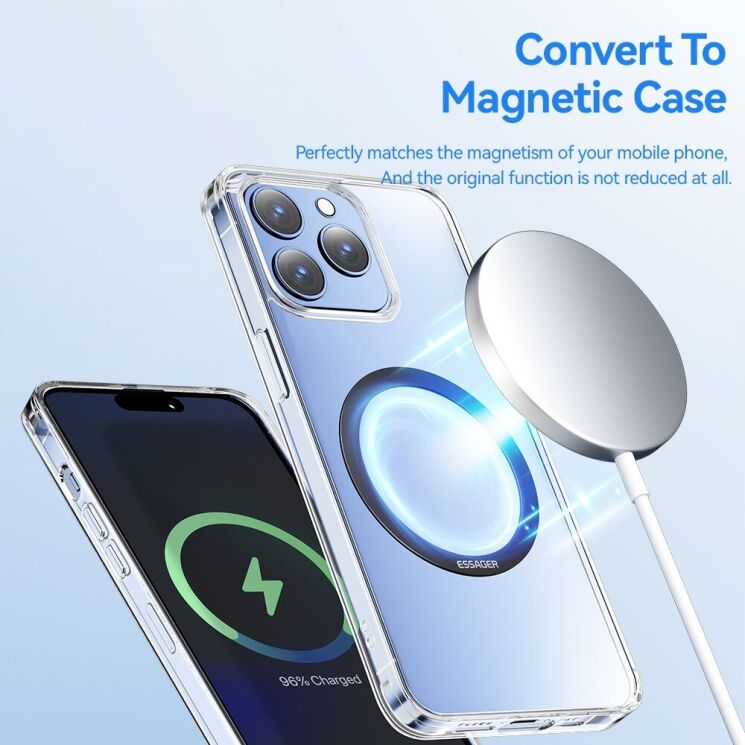 Магнітне кільце ESSAGER Magnetic Metal Ring - Black: фото 2 з 5
