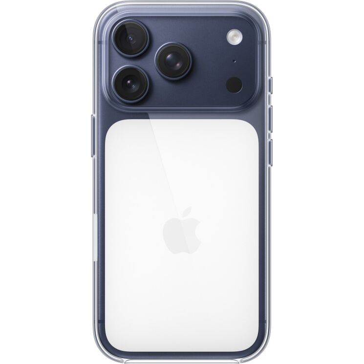 Оригинальный чехол Clear Case with MagSafe для iPhone 17 Pro (MGFT4) - Transparent: фото 3 из 3