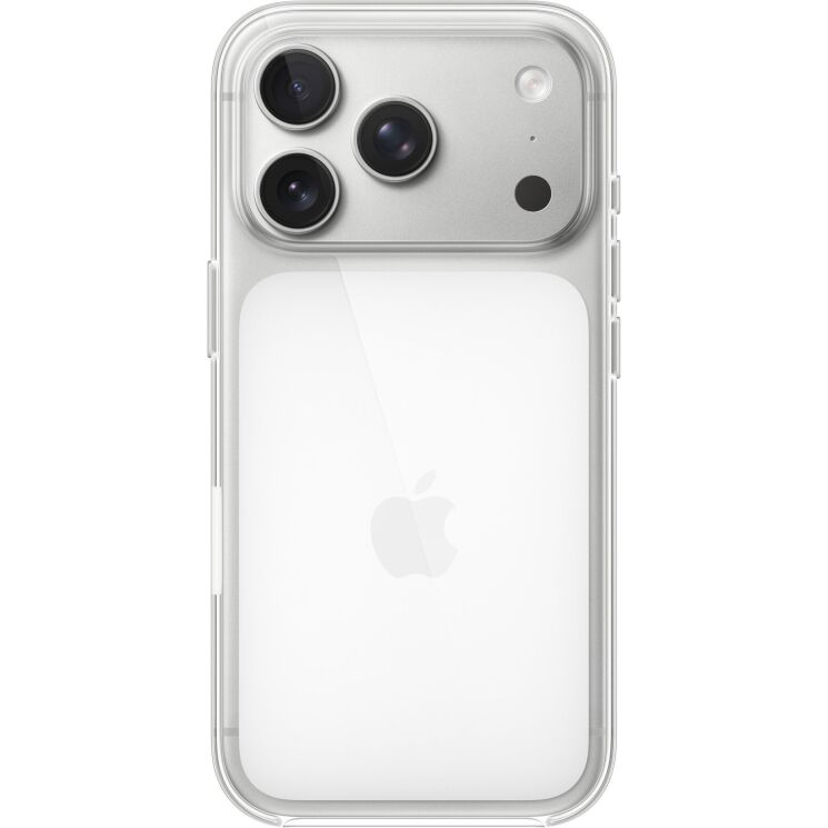 Оригинальный чехол Clear Case with MagSafe для iPhone 17 Pro (MGFT4) - Transparent: фото 1 из 3