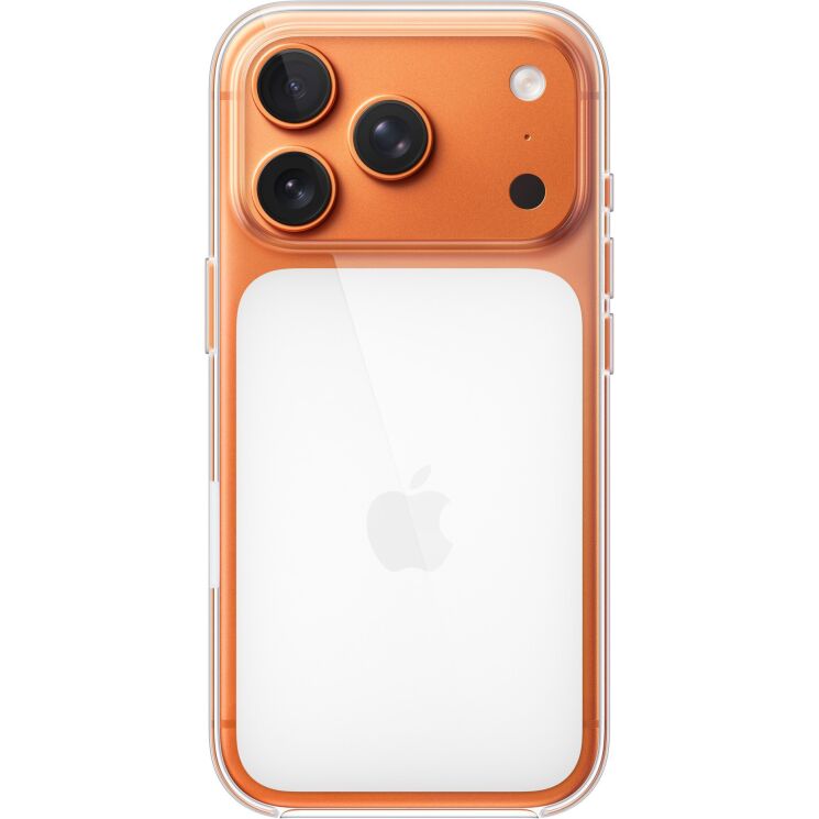 Оригинальный чехол Clear Case with MagSafe для iPhone 17 Pro (MGFT4) - Transparent: фото 2 из 3