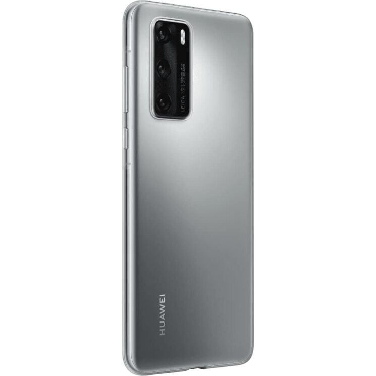 Оригінальний чохол Flexible Clear Case для Huawei P40 - Transparent: фото 5 з 7