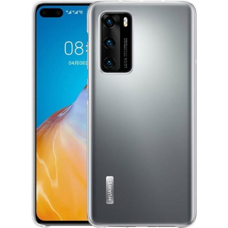 Оригінальний чохол Flexible Clear Case для Huawei P40 - Transparent: фото 1 з 7