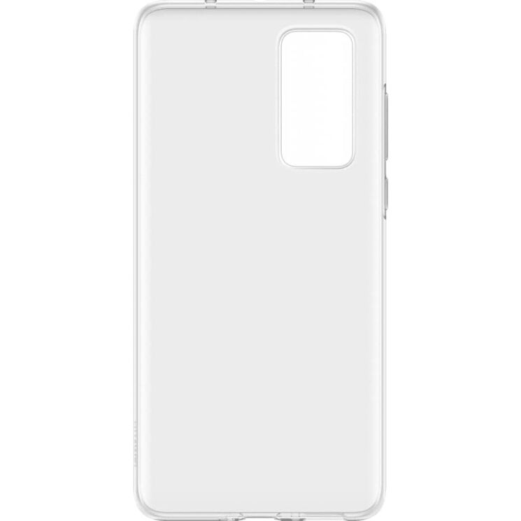 Оригінальний чохол Flexible Clear Case для Huawei P40 - Transparent: фото 3 з 7