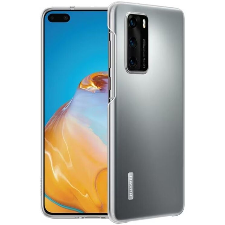 Оригінальний чохол Flexible Clear Case для Huawei P40 - Transparent: фото 2 з 7