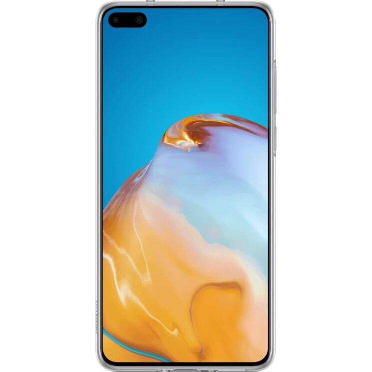 Оригінальний чохол Flexible Clear Case для Huawei P40 - Transparent: фото 6 з 7