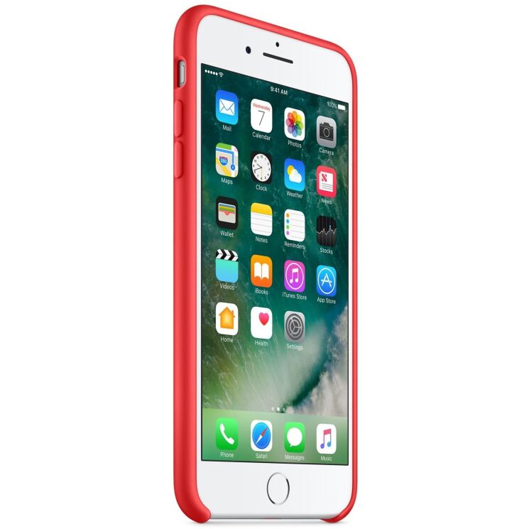 Оригінальний чохол Silicone Case для Apple iPhone 7 Plus / 8 Plus (MQH12) - Red: фото 3 з 3