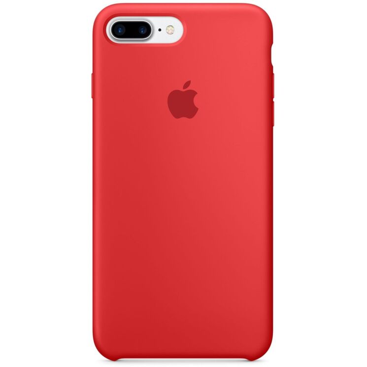 Оригінальний чохол Silicone Case для Apple iPhone 7 Plus / 8 Plus (MQH12) - Red: фото 2 з 3